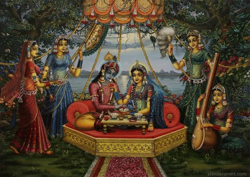 Meditation on Madhyāhna-līlā